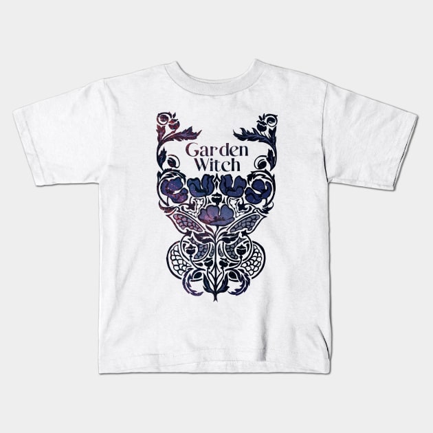 Garden Witch Kids T-Shirt by FabulouslyFeminist